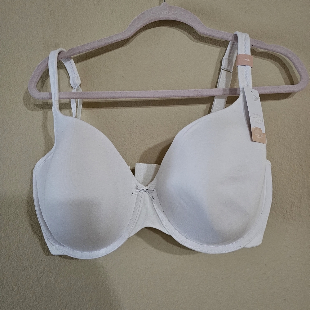 Elegant White Women's Bra Cacique 36H